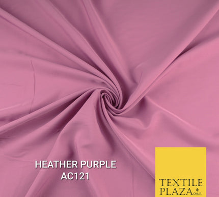 Plain Dyed Powder Crepe Soft Matt Lining Dress 100% Polyester Budget  Fabric 44"