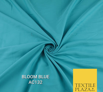 Plain Dyed Powder Crepe Soft Matt Lining Dress 100% Polyester Budget  Fabric 44"