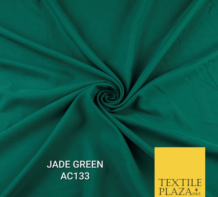 Plain Dyed Powder Crepe Soft Matt Lining Dress 100% Polyester Budget  Fabric 44"
