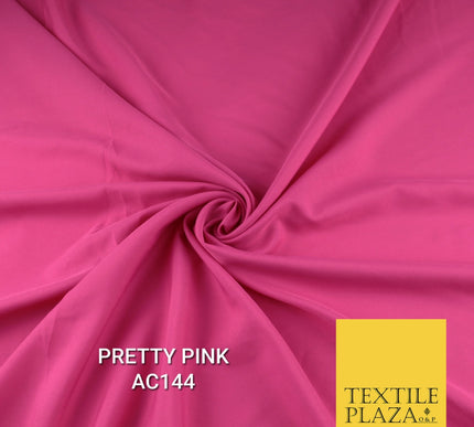 Plain Dyed Powder Crepe Soft Matt Lining Dress 100% Polyester Budget  Fabric 44"