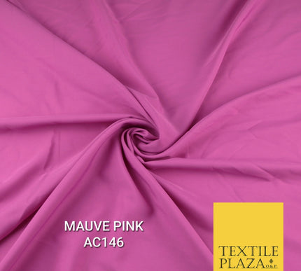 Plain Dyed Powder Crepe Soft Matt Lining Dress 100% Polyester Budget  Fabric 44"