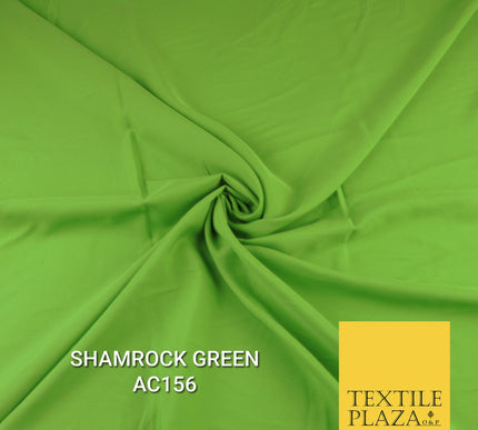 Plain Dyed Powder Crepe Soft Matt Lining Dress 100% Polyester Budget  Fabric 44"