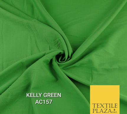 Plain Dyed Powder Crepe Soft Matt Lining Dress 100% Polyester Budget  Fabric 44"