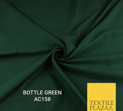Plain Dyed Powder Crepe Soft Matt Lining Dress 100% Polyester Budget  Fabric 44"