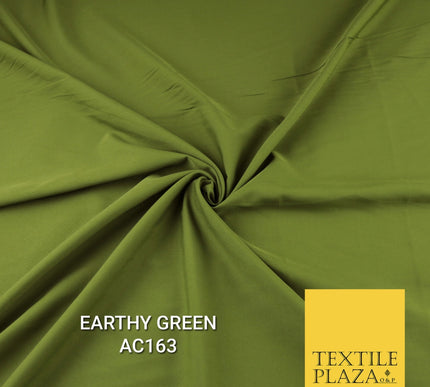 Plain Dyed Powder Crepe Soft Matt Lining Dress 100% Polyester Budget  Fabric 44"