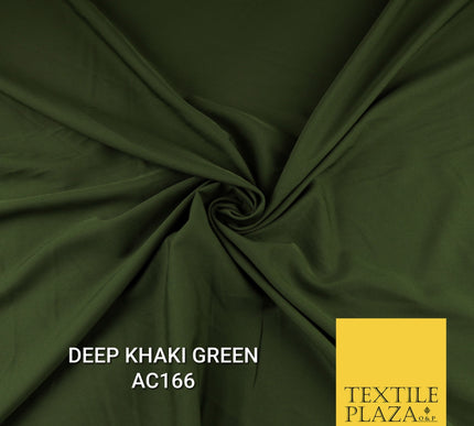 Plain Dyed Powder Crepe Soft Matt Lining Dress 100% Polyester Budget  Fabric 44"