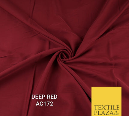 Plain Dyed Powder Crepe Soft Matt Lining Dress 100% Polyester Budget  Fabric 44"