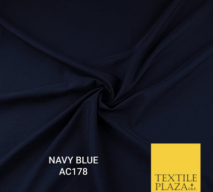 Plain Dyed Powder Crepe Soft Matt Lining Dress 100% Polyester Budget  Fabric 44"