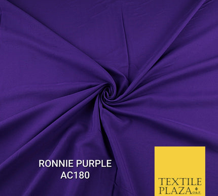 Plain Dyed Powder Crepe Soft Matt Lining Dress 100% Polyester Budget  Fabric 44"