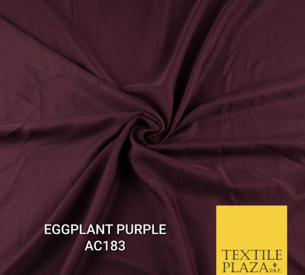 Plain Dyed Powder Crepe Soft Matt Lining Dress 100% Polyester Budget  Fabric 44"