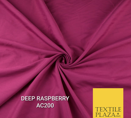 Plain Dyed Powder Crepe Soft Matt Lining Dress 100% Polyester Budget  Fabric 44"