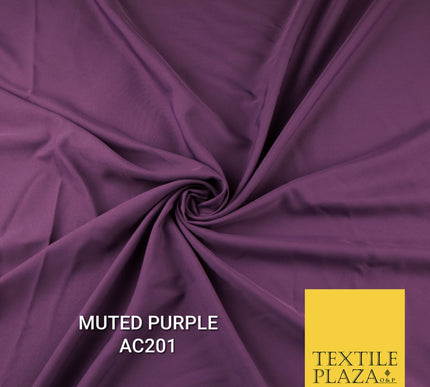 Plain Dyed Powder Crepe Soft Matt Lining Dress 100% Polyester Budget  Fabric 44"
