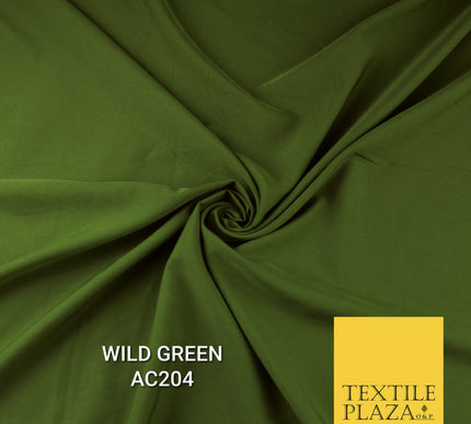 Plain Dyed Powder Crepe Soft Matt Lining Dress 100% Polyester Budget  Fabric 44"