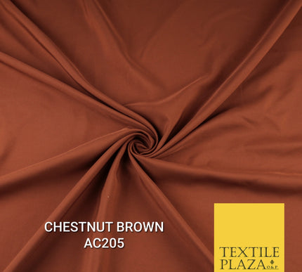 Plain Dyed Powder Crepe Soft Matt Lining Dress 100% Polyester Budget  Fabric 44"