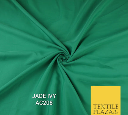 Plain Dyed Powder Crepe Soft Matt Lining Dress 100% Polyester Budget  Fabric 44"