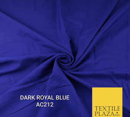 Plain Dyed Powder Crepe Soft Matt Lining Dress 100% Polyester Budget  Fabric 44"