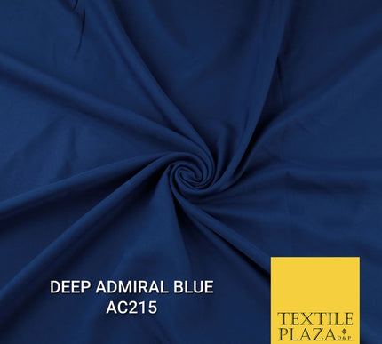 Plain Dyed Powder Crepe Soft Matt Lining Dress 100% Polyester Budget  Fabric 44"