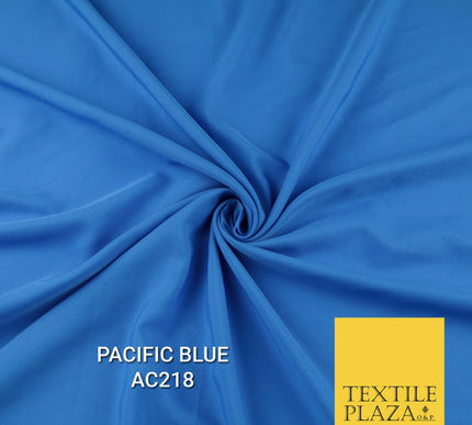 Plain Dyed Powder Crepe Soft Matt Lining Dress 100% Polyester Budget  Fabric 44"