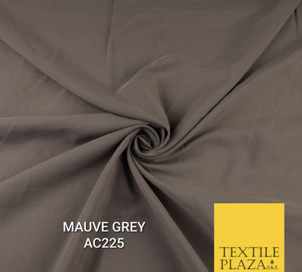 Plain Dyed Powder Crepe Soft Matt Lining Dress 100% Polyester Budget  Fabric 44"