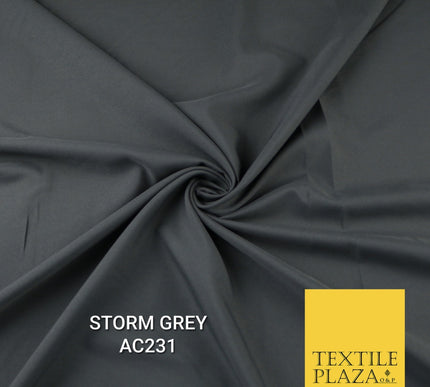 Plain Dyed Powder Crepe Soft Matt Lining Dress 100% Polyester Budget  Fabric 44"