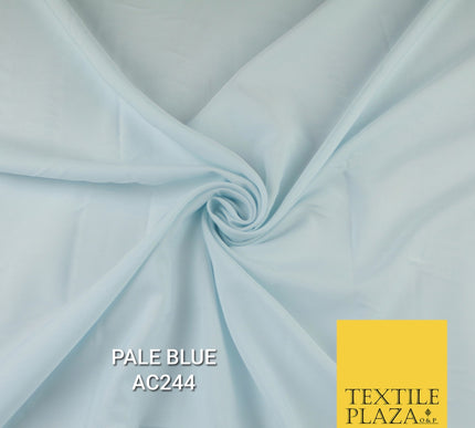 Plain Dyed Powder Crepe Soft Matt Lining Dress 100% Polyester Budget  Fabric 44"