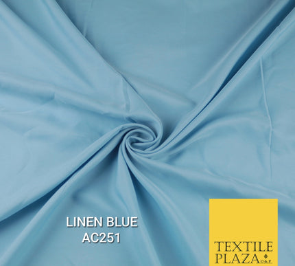 Plain Dyed Powder Crepe Soft Matt Lining Dress 100% Polyester Budget  Fabric 44"