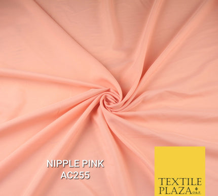 Plain Dyed Powder Crepe Soft Matt Lining Dress 100% Polyester Budget  Fabric 44"