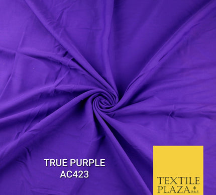 Plain Dyed Powder Crepe Soft Matt Lining Dress 100% Polyester Budget Fabric 44"