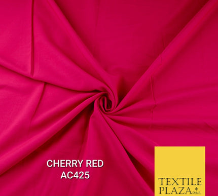 Plain Dyed Powder Crepe Soft Matt Lining Dress 100% Polyester Budget Fabric 44"