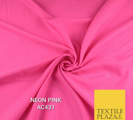 Plain Dyed Powder Crepe Soft Matt Lining Dress 100% Polyester Budget Fabric 44"