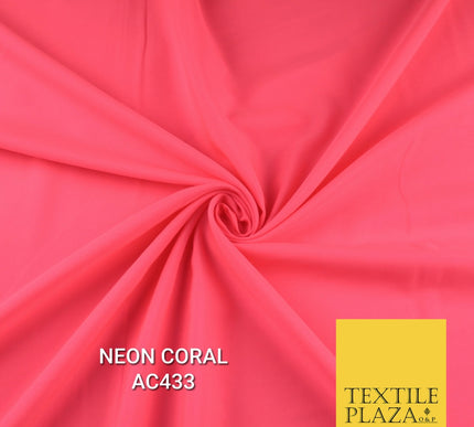 Plain Dyed Powder Crepe Soft Matt Lining Dress 100% Polyester Budget Fabric 44"