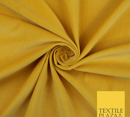 OVER 20 COLOURS- Plain 100% COTTON VELVET Fabric Non Stretch Material Craft 45"