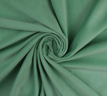OVER 20 COLOURS- Plain 100% COTTON VELVET Fabric Non Stretch Material Craft 45"