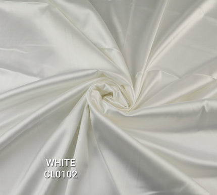 35 COLOURS Luxury Plain Stretch Dull Matt Duchess Bridal Satin Fabric Dress 56"