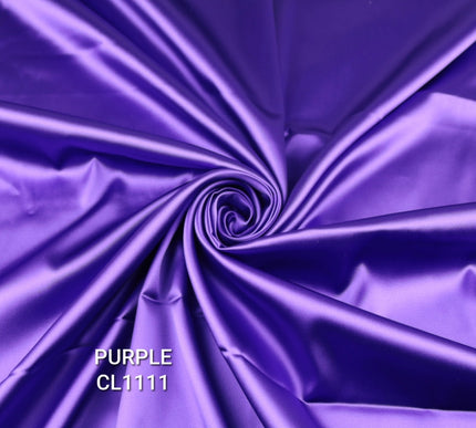 35 COLOURS Luxury Plain Stretch Dull Matt Duchess Bridal Satin Fabric Dress 56"