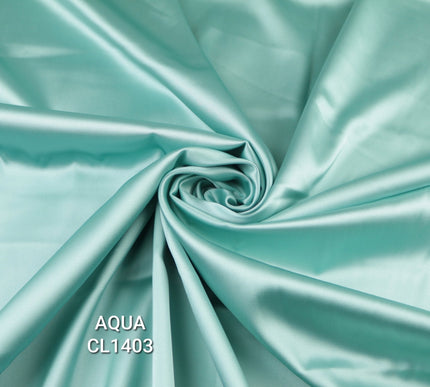 35 COLOURS Luxury Plain Stretch Dull Matt Duchess Bridal Satin Fabric Dress 56"