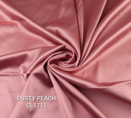 35 COLOURS Luxury Plain Stretch Dull Matt Duchess Bridal Satin Fabric Dress 56"