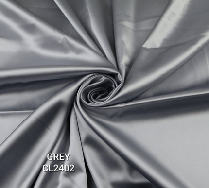 35 COLOURS Luxury Plain Stretch Dull Matt Duchess Bridal Satin Fabric Dress 56"
