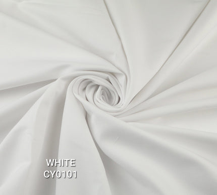 16 COLOURS -  Premium Soft Stretch Twill Crepe Dress Fabric Material Drape Trousers 58"