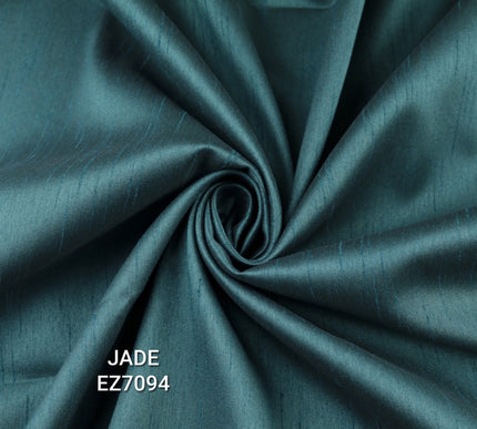 Luxury Plain Satin Backed Faux Raw Silk Shantung Fabric Material Dress  57" WIDE