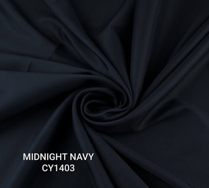 16 COLOURS -  Premium Soft Stretch Twill Crepe Dress Fabric Material Drape Trousers 58"