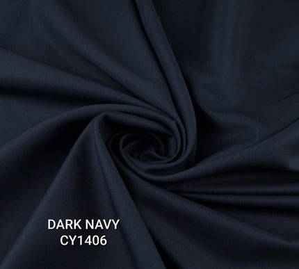 16 COLOURS -  Premium Soft Stretch Twill Crepe Dress Fabric Material Drape Trousers 58"