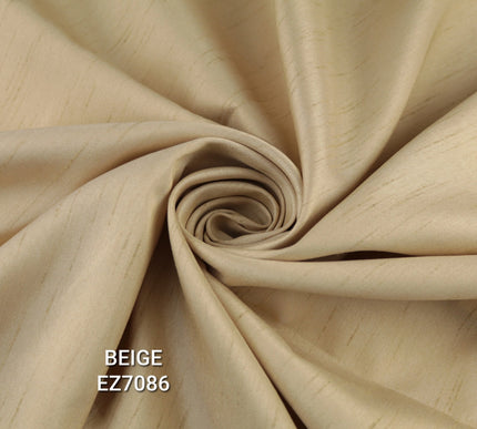 Luxury Plain Satin Backed Faux Raw Silk Shantung Fabric Material Dress  57" WIDE