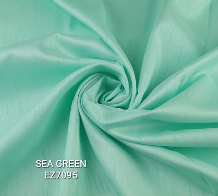 Luxury Plain Satin Backed Faux Raw Silk Shantung Fabric Material Dress  57" WIDE