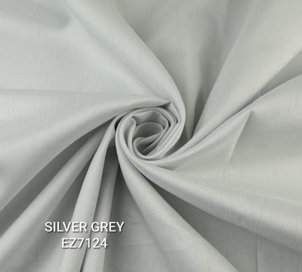 Luxury Plain Satin Backed Faux Raw Silk Shantung Fabric Material Dress  57" WIDE