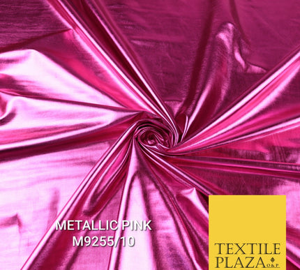 PREMIUM Metallic Lycra Fabric Shiny Mirror Foil Spandex Dancewear 58" Wide