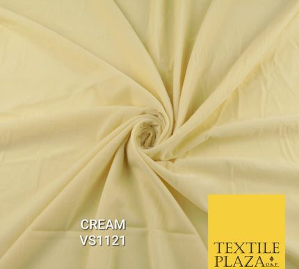 Velvet Velour Micro Non-Stretch Plain Soft Luxury Fabric - 50 Colours  44" Wide