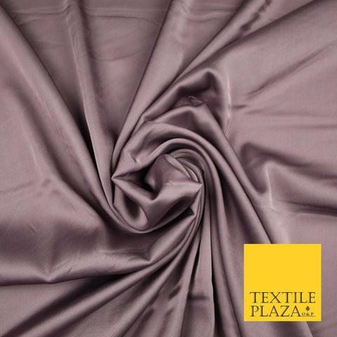 DUSTY MAUVE Fine Silky Smooth Liquid Sateen Satin Dress Fabric Drape Lining Material 7018