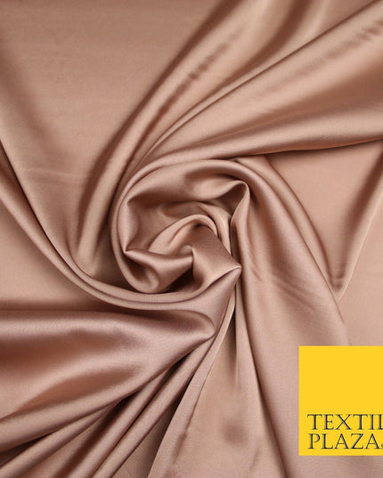 DUSTY ROSE Fine Silky Smooth Liquid Sateen Satin Dress Fabric Drape Lining Material 7007