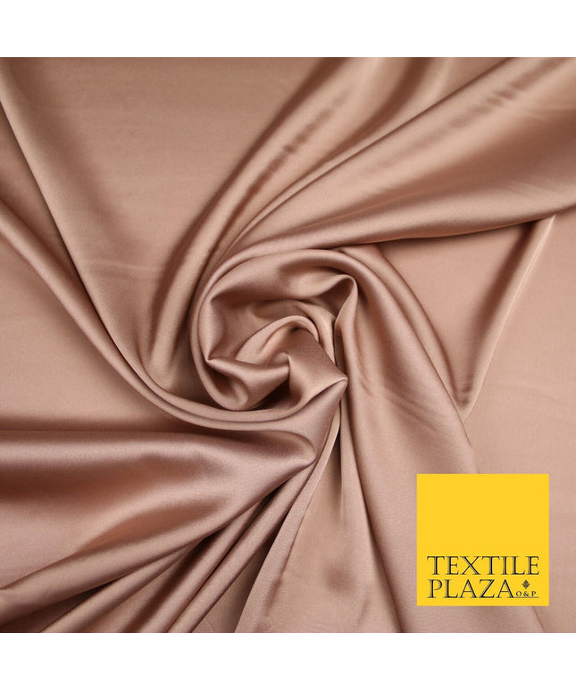 DUSTY ROSE Fine Silky Smooth Liquid Sateen Satin Dress Fabric Drape Lining Material 7007